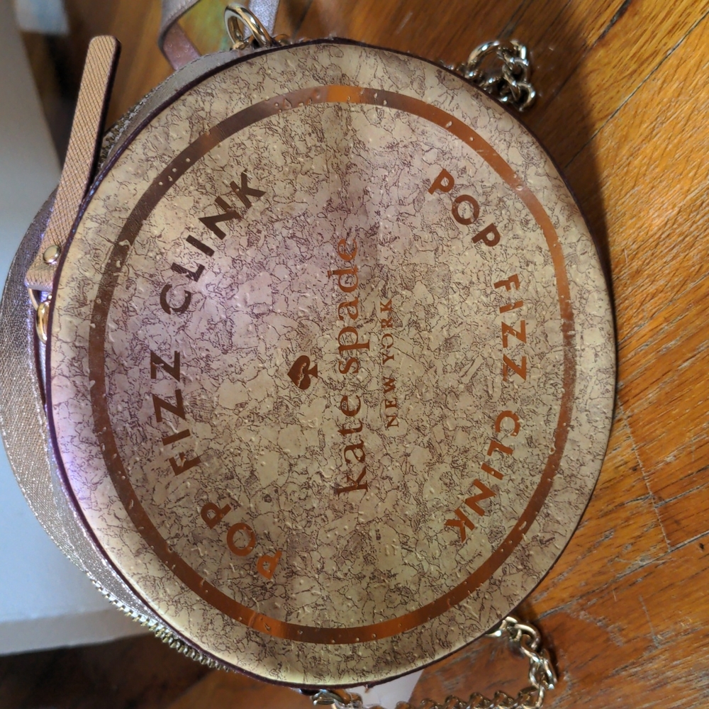 NWT Kate Spade champagne cork purse (style name Mischa)